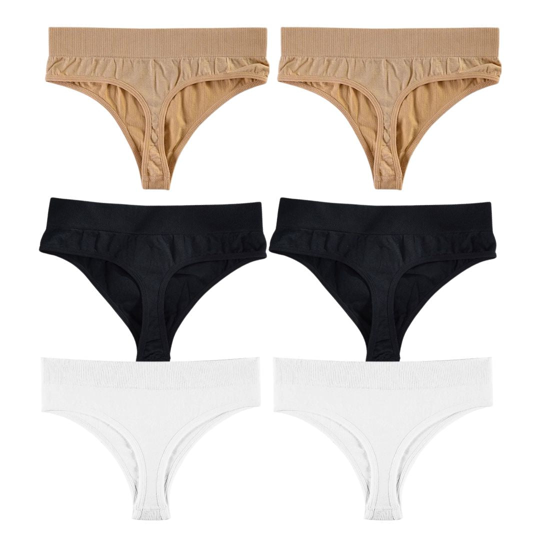 Tanga FlexiFit de Cintura Alta – Compra 3 y llévate 6