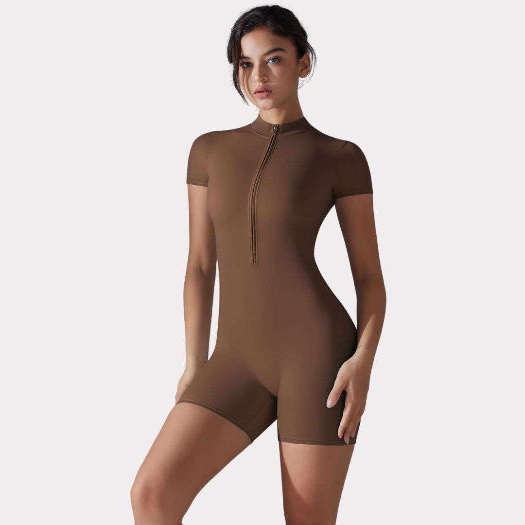ShapeFit Active Jumpsuit with Zipper