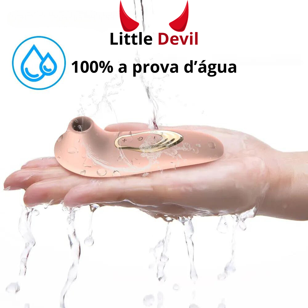 Portable Vibrator with Suction - Little Devil [Rechargeable]