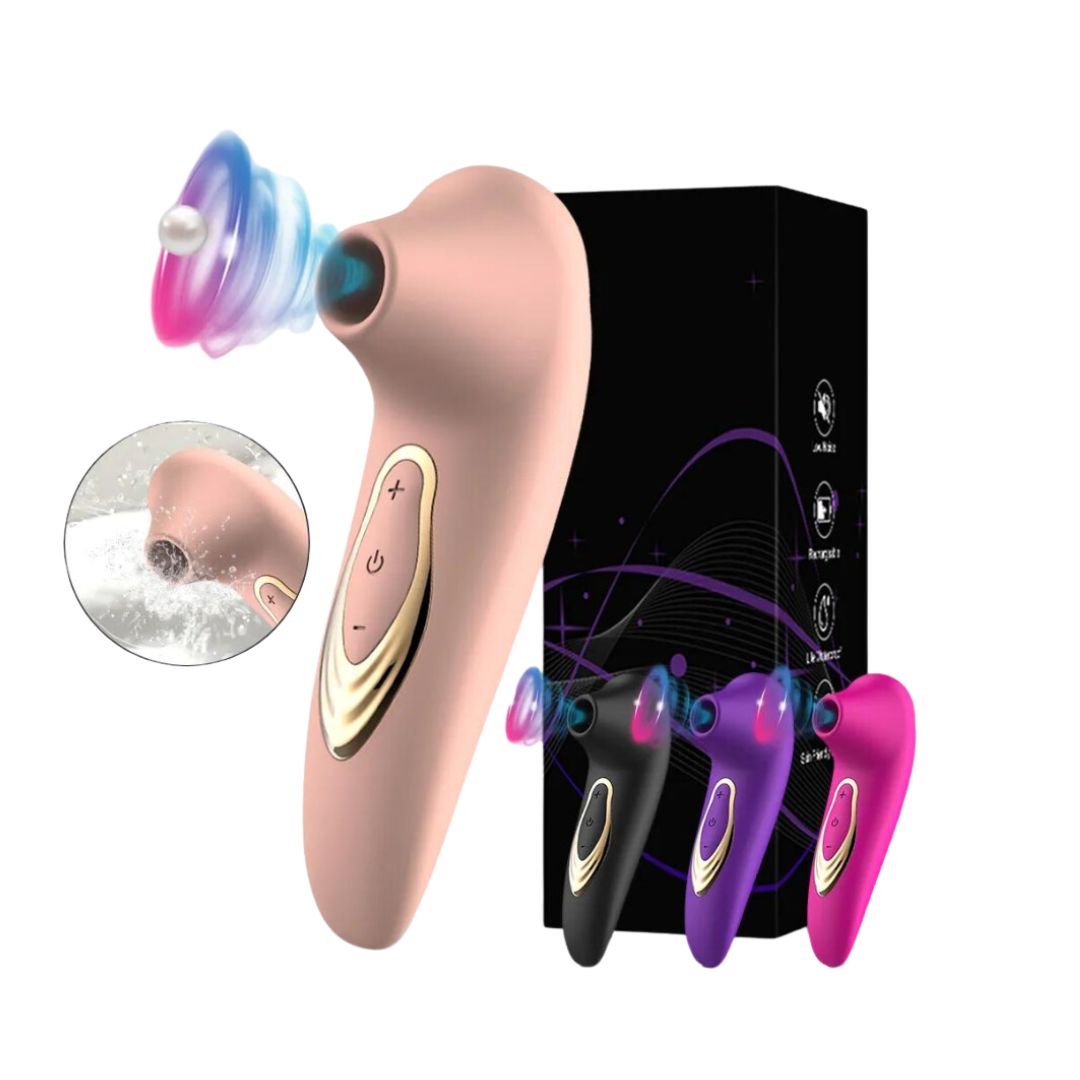 Portable Vibrator with Suction - Little Devil [Rechargeable]
